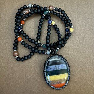 Chakra Stone Necklace - Healing Jewelry - Antistress Jewelry - Spiritual Jewelry